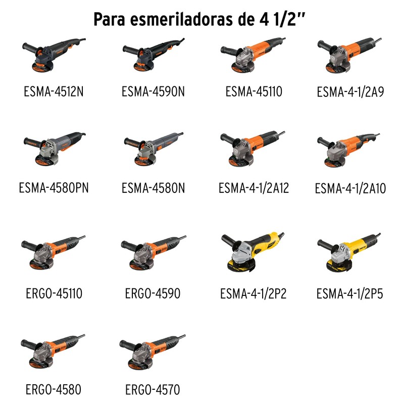 Truper LL-ESMA-45, Llave de repuesto para esmeriladoras de 4 ½"