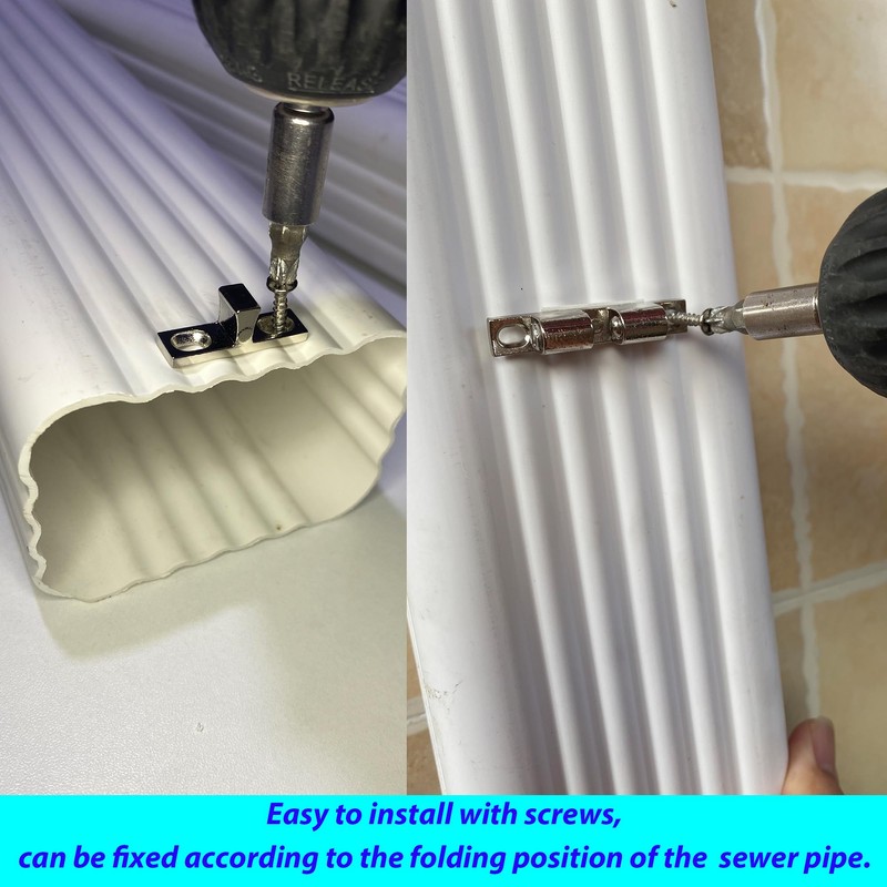 YIYIREA Downspout Extension Retention Clip Prevents Damaged or Flattened Gutter