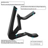 Capo，Guitar Capo for Acoustic and Electric Guitars with 5 Picks(Black)