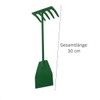 Rekord Powder Coated Steel Cemetery Tool with 5 Prongs and