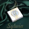 SYLWIA 14K Real Gold Nose Studs, 20g 18g L Shaped