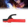 Welding Electrode Holder, 300Amp Capacity Copper Plier Ground Clamp, Insulated