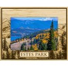 Estes Park Colorado Mountain Laser Engraved Wood Picture Frame Landscape