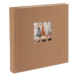 goldbuch Hazelnut Linen Photo Album 25x25x4cm