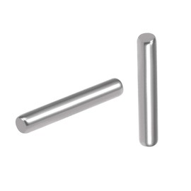 Yesallwas 100Pcs 2mm x 16mm Dowel Pin, Stainless Steel Shelf Support Pin Fasten Elements (2*16-100)