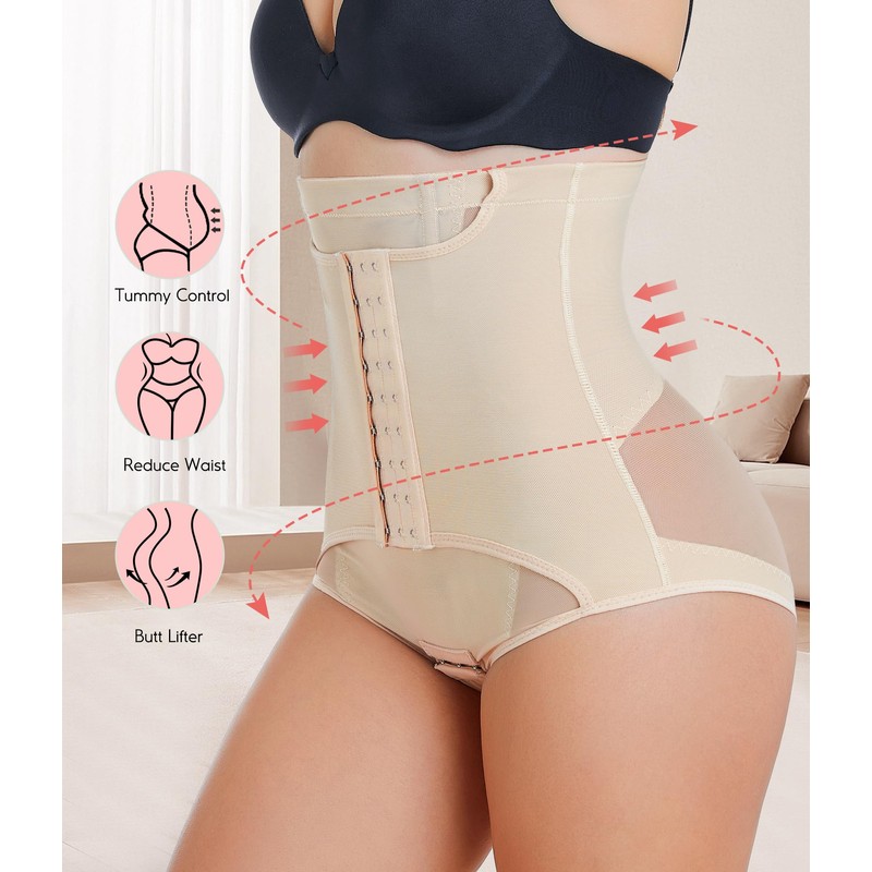 MERYOSZ Butt Lifting Panties High Waisted Tummy Control Shapewear for