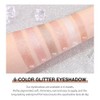 Champagne Pink Rose Monochrome Shimmer Eyeshadow Palette Makeup,Long Lasting Naturing-Looking
