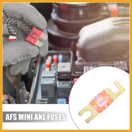 Partuto 6pcs 20A AFS Mini ANL Fuse for Car Truck Motorcycle Boat Audio CDs Replacement