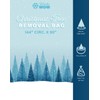 WinterWow Plastic Disposable Christmas Tree Bag for Storage, Removal and