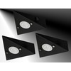 Trango Cook 6740-35 Under-Unit Light in Matt Black Recessed Spotlight