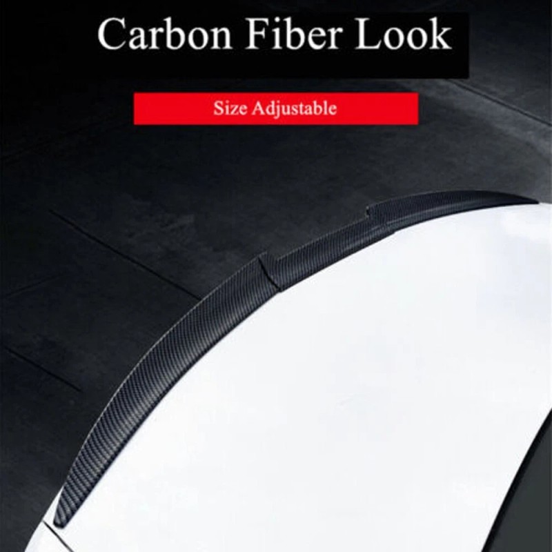 ryck motoring 46''-54'' Adjustable Carbon Fiber Pattern Sport Racing Rear