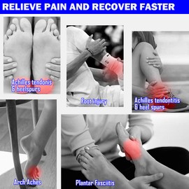 TOFBS 1 Pair Ankle Brace, Adjustable Ankle Brace, Ankle Support, Ankle Brace, Ankle Brace with Velcro Fastening for Men and Women, Ankle Pain (M)