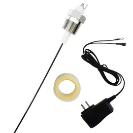 Powered Anode Rod for Water Heater Tank, Electric Anode Rod for Hot Water Heater, Electrical Titanium Anode Rod, Eliminates Rotten Egg Smell (Model B)