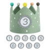 URAQT Birthday Crown for Kids, Reusable Birthday Party Hat Crown