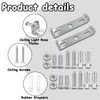 Light Fixture Ceiling Bracket, 2 Pack Pendant Light Bracket 95mm