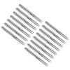 sourcing map 15pcs Straight Flute Thread Tap, 10-32 UNF Screw