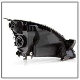 ACANII - For 2002 2003 2004 Honda CRV C-RV Headlights Headlamps Black Housing Replacement Driver & Passenger