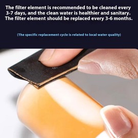 Tap Filter Purifier Eliminates Contaminants For Pure Drinking Water 7 Stage Water Filtration System ABS Tap Water Filter, A