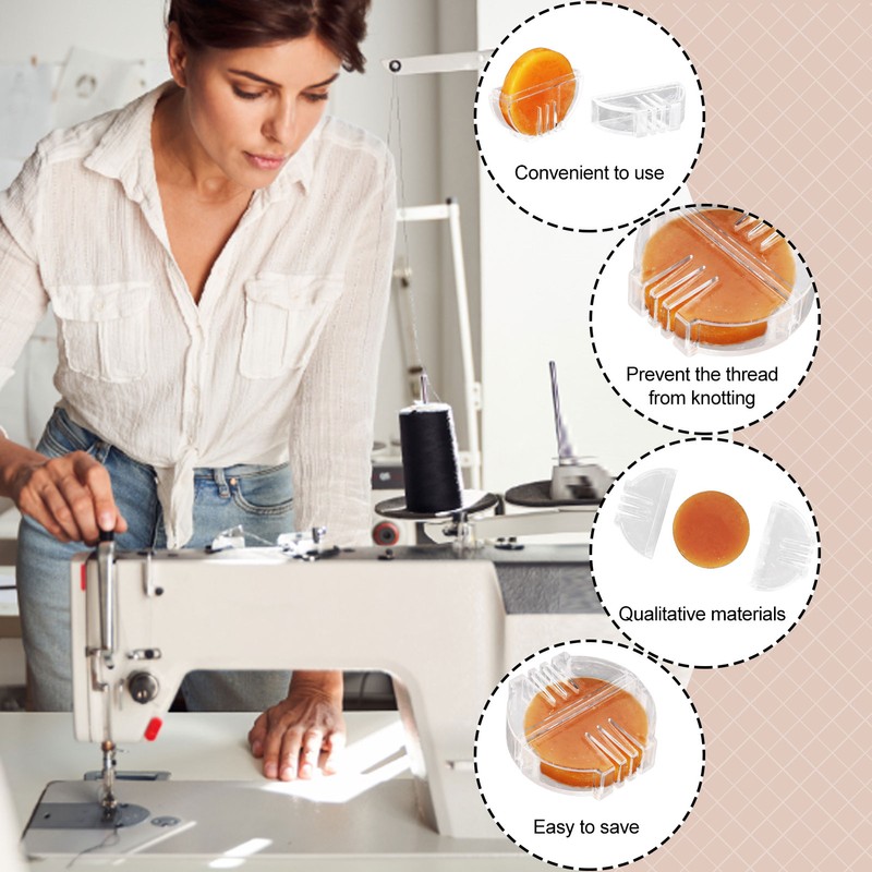 6 Pcs Thread Wax Anti Knotting Wear Proof Odorless Sewing