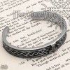 Norse American Viking Viking Mjolnir Thor's Hammer Cuff Bracelet 316L
