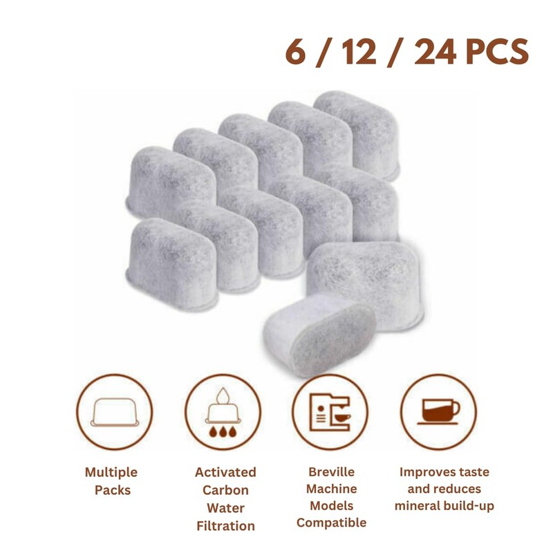 Replacement Water Filters Compatible with Breville Barista Express BES870 &