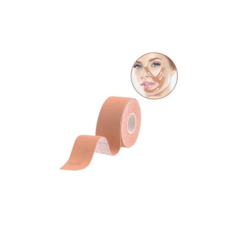 Mebix TRD Cinta Adhesiva Kinesiológica Antiarrugas | Cuidado Facial Profesional
