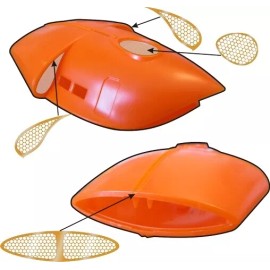 Paragrafix Land of the Giants - Spindrift Photoetched Engine Grills For MOE101 1/128 kit