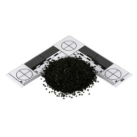 Jet; Pure & Natural: by World of Wood- Crushed Inlay Stone Perfect for Wood Inlay, Jewelry, Art, and More (COARSE Consistency) (1 oz)