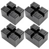 Yudylg 4 Pack Pinch Weld Jack Pad, 4" x 3"