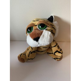 Weighted Plush Tiger with 2 1/2 lbs, washable weighted stuffed animal, jungle cats