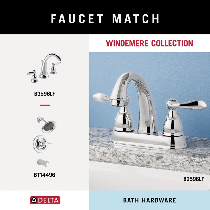 Delta 70018 Windemere 18 in. Wall Mount Towel Bar Bath