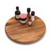Lipper International Acacia Wood 18-Inch Lazy Susan Kitchen Turntable