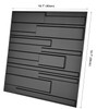 Art3d 19.7" x 19.7" (Pack Of 12) Wall Panel Rectangle,
