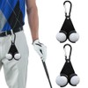 MTSDM 2Pcs Golf Ball Holder, Ball Storage Holder with Carabiner