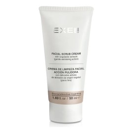 Crema exfoliante facial de limpieza Exel skin care Skincare piel cicatrices sin aceite anti imperfecciones acne