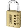 ABUS 20128 Brass Combination Lock 165/40 SB, Size: 40 mm