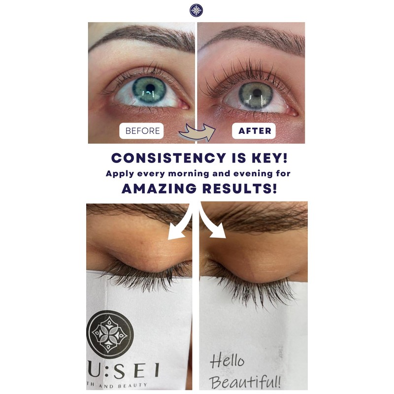 NATURAL LASHES Eyelash & Brow Growth Serum by TSU:SEI. Effective