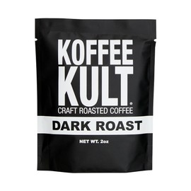 Koffee Kult Dark Roast Whole Bean Coffee - Premium Arabica Coffee Beans for Caffeine Enjoyers Seeking Bold, Rich Flavor and Aroma in Every Cup - Perfect for Brewing Enthusiasts (Whole Bean,2oz)