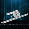 Universal Bevel Protractor Angle Finder 0-360 Degree with Magnifier for