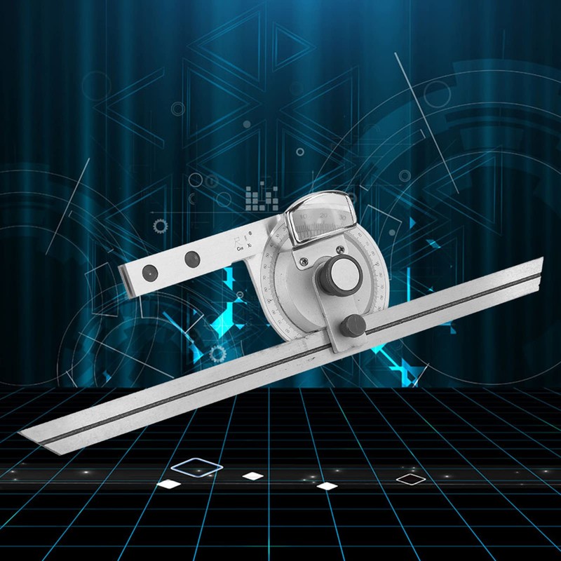 Universal Bevel Protractor Angle Finder 0-360 Degree with Magnifier for