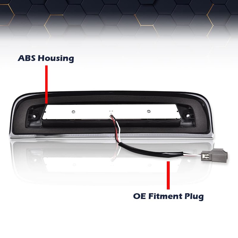 PIT66 3rd Brake Light, Compatible with 2014-2020 Chevy Silverado 2014-2020