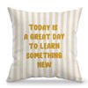 BILLAION Positive Affirmation Classroom Pillow Cover 18x18, Today is a