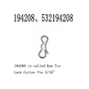 WFCYQ Deck Clip Set 8 194209 Bow Tie Lock Cotter
