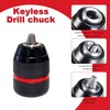 Keyless Drill Chuck for Milwaukee, 1/2-20UNF Mount 1.5-13mm Self-tighten Drill