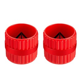 EDIONS Inner-Outer Reamer, Inner-Outer Reamer Pipe and Tube Deburring Reamer, Tubing Chamfer Tool Burr Remover for PVC PPR Copper Brass Aluminum Pipes(3/16-inch to 1-1/2-inch) (2 Pieces)