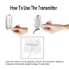 FENCY Wireless Bedwetting Alarm for Boys and Girls, USB Rechargeable,