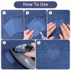 12Pcs Fabric Repair Patches, 4 x 3 Inches Cotton Iron