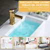 Llaves para Lavabo Baño, LSHSXPX Mezcladora para Lavabo de Baño,
