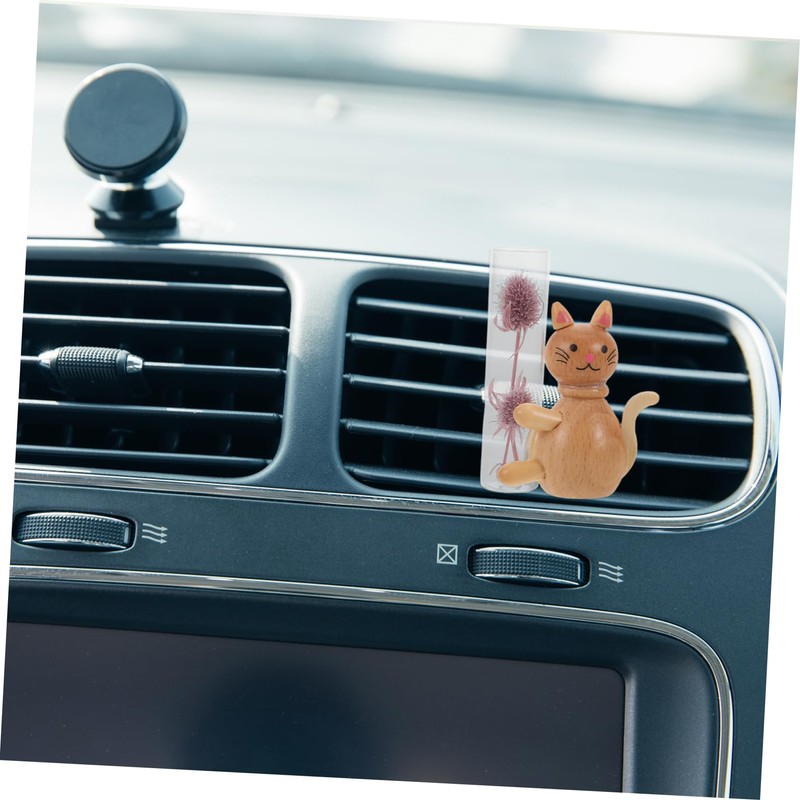 ABOOFAN Magnetic Cat Fridge Magnet Aromatherapy Car Vent Flower Vase