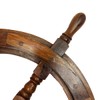 Treasure Gurus Wooden Antique Maritime 24" Captains Shipwheel Ships Wheel